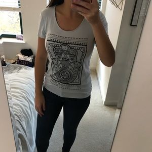 Light blue Tory Burch top